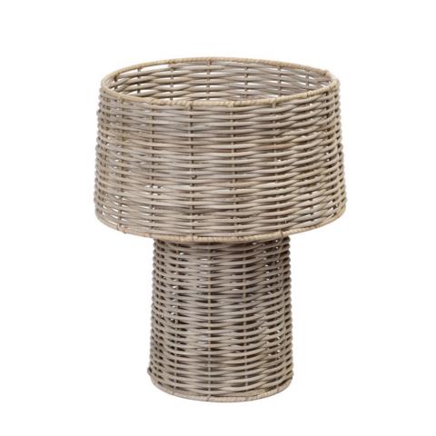 Φανάρι Rattan L Κυλινδρικό Φυσικό Φ27x34cm KAD103 Espiel
