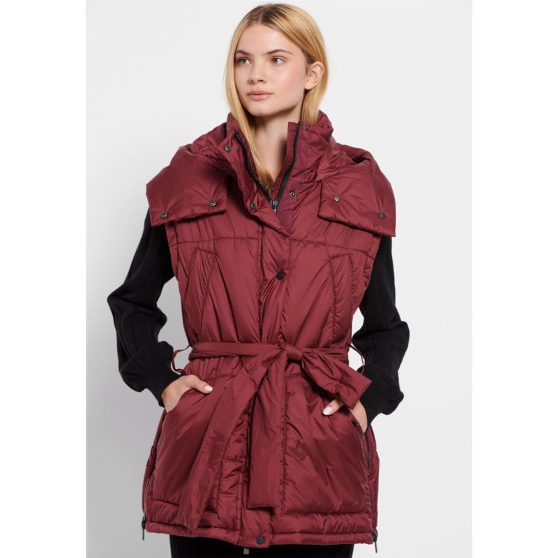 Oversized αμάνικο puffer μπουφάν