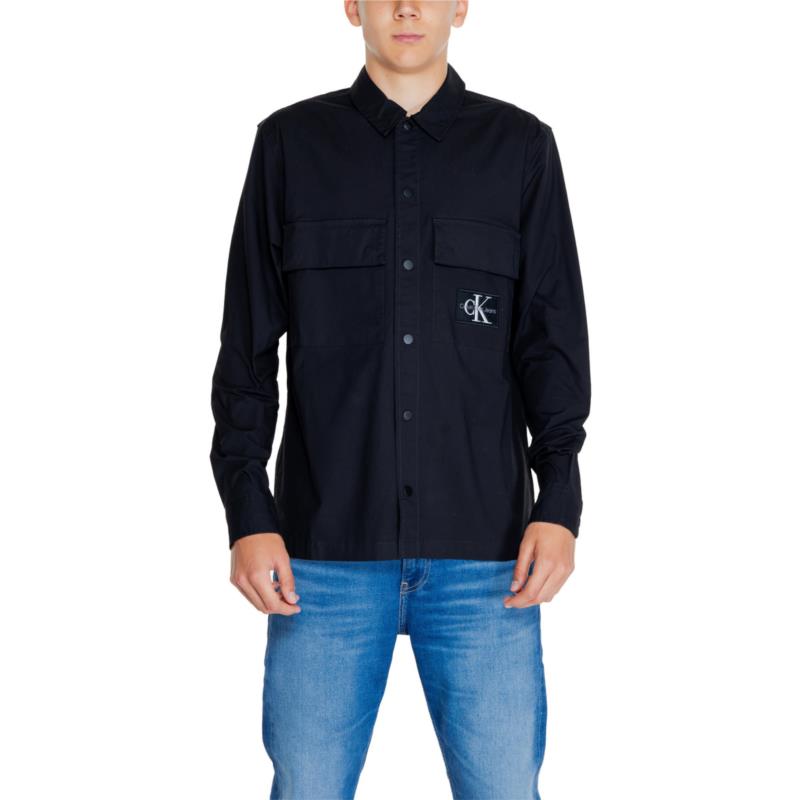Πουκάμισο με κοντά μανίκια Calvin Klein Jeans CARGO OVERSHIRT J30J325618