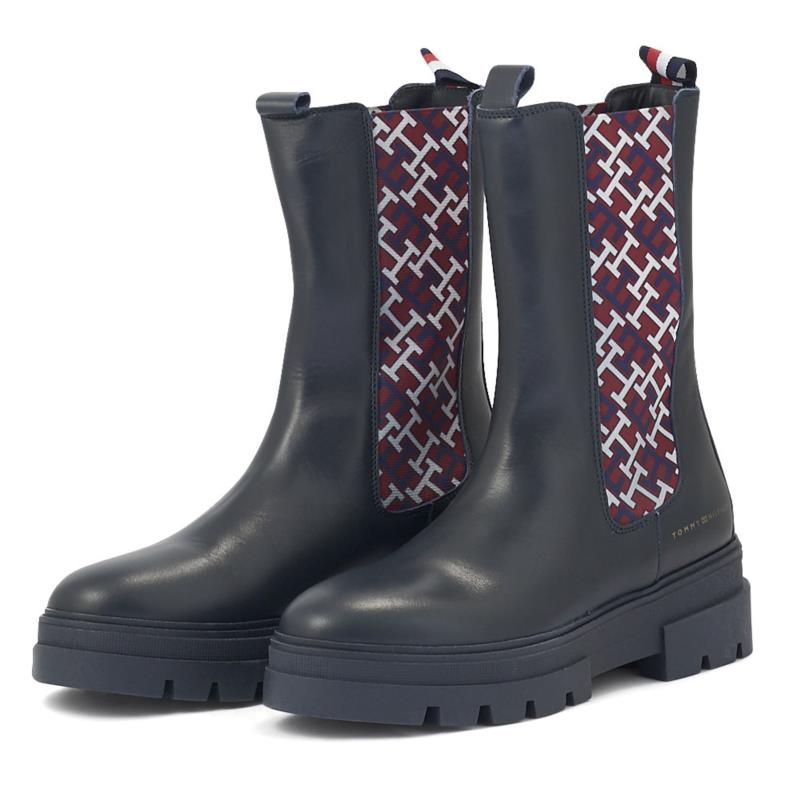 Tommy Hilfiger - Tommy Hilfiger Monogram Chelsea Boot FW0FW06872 - 01362