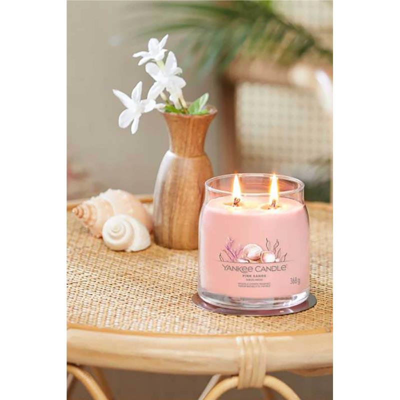 Yankee Candle αρωματικό κερί σε γυάλινο δοχείο medium "Signature Pink Sands" - 1629996E