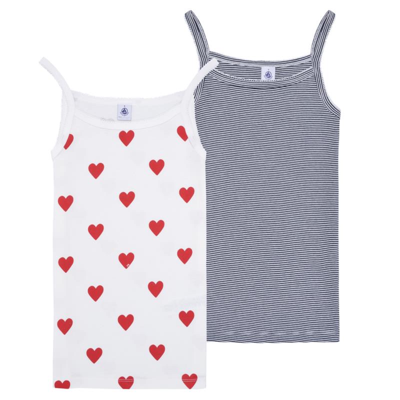 Αμάνικα/T-shirts χωρίς μανίκια Petit Bateau LOT X2 DEBARDEUR