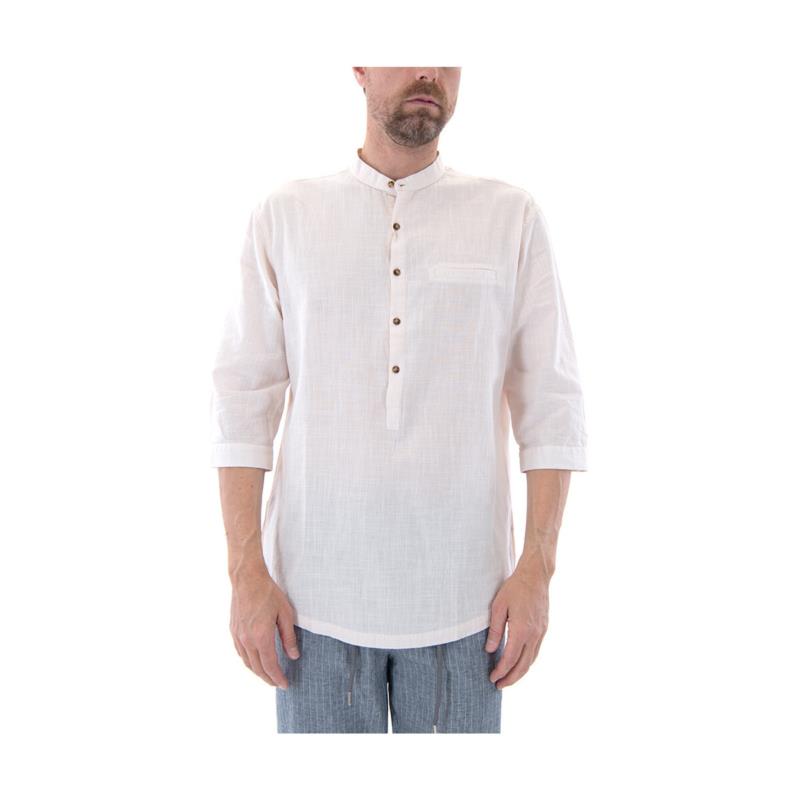 Πουκάμισο με μακριά μανίκια Vittorio LINEN SHIRT MEN