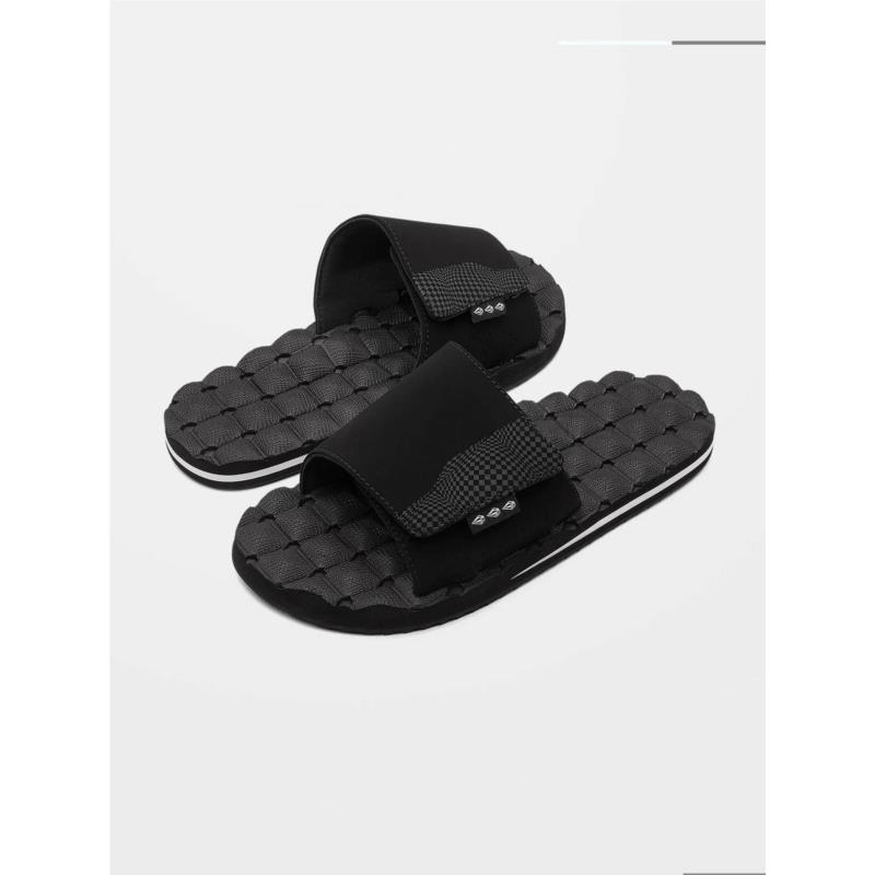 Volcom - RECLINER SLIDE ΠΑΝΤΟΦΛΑ ΑΝΔΡΙΚΗ - BLACK WHITE