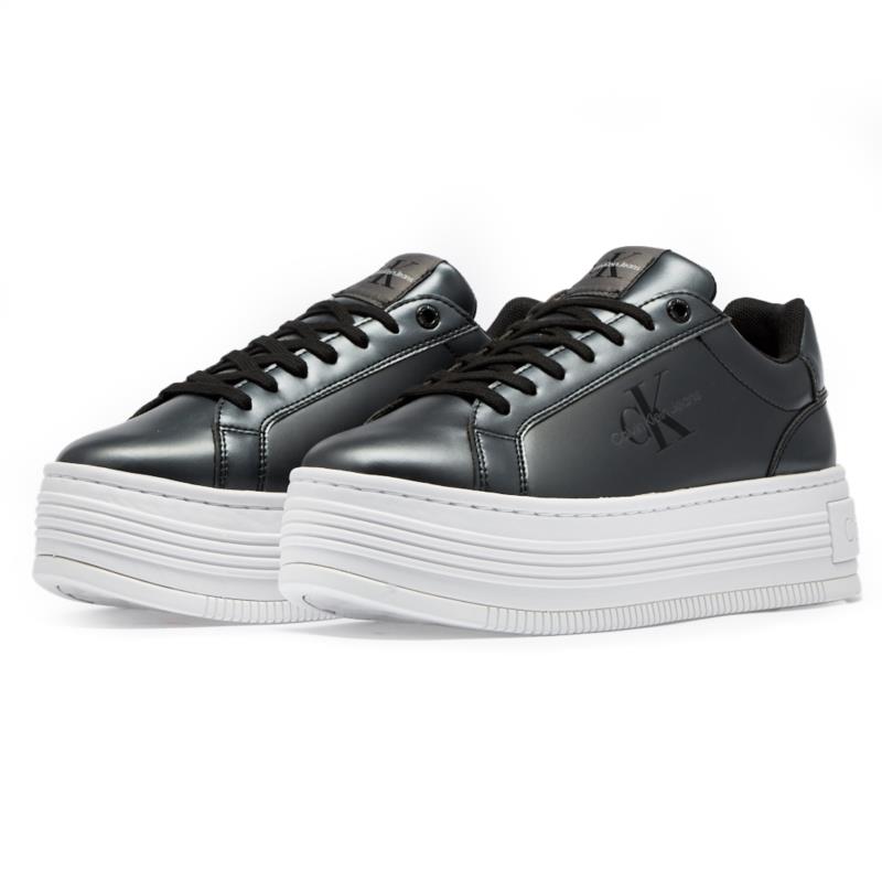 Calvin Klein - Calvin Klein Bold Platf Low Lace Lth Ml Mtl YW0YW01464 - CK0GT