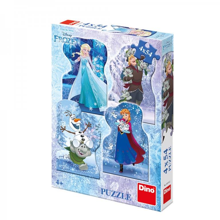ΠΑΖΛ FROZEN ΠΑΡΑΜΥΘΙ 4Χ54 ΤΕΜ.