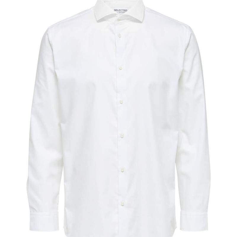 Πουκάμισο με μακριά μανίκια Selected SLHSLIMETHAN SHIRT LS CUT AWAY B NOOS 16081385