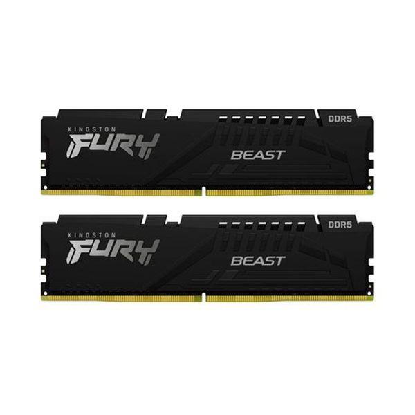 Kingston FURY Beast DDR5 6000 2X32GB C36 Μνήμη RAM