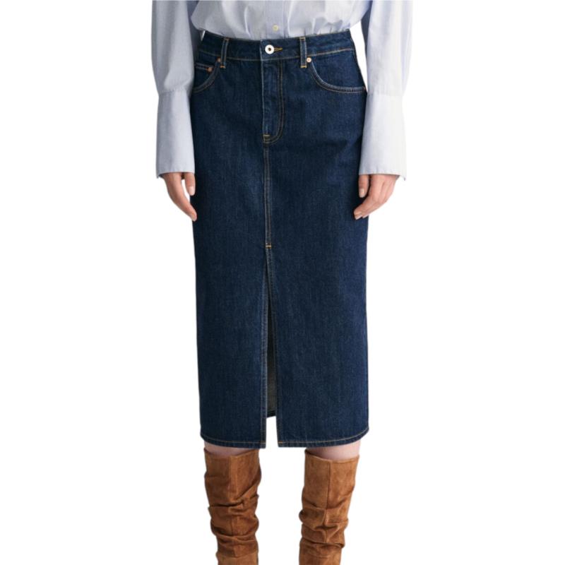 Φούστα Gant Slim Denim Pencil 4400103-960 Γυναικείο