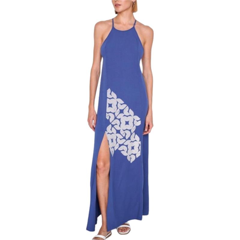 Φόρεμα Ale Maxi Με Σκίσιμο 81259885-BLUE Γυναικείο