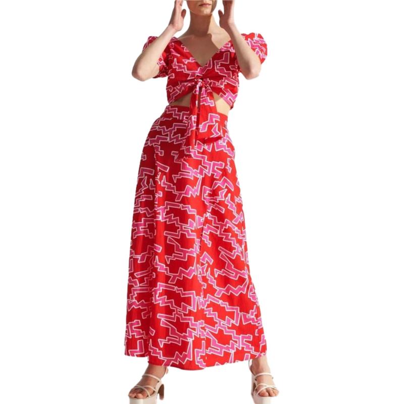 Φούστα Ale Maxi 8916342-RED Γυναικείο