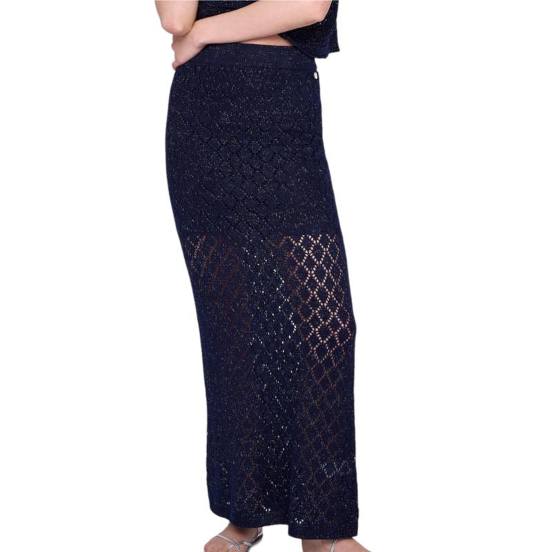 Φούστα Ale Maxi Πλεκτή 8P21607-BLUE Γυναικείο