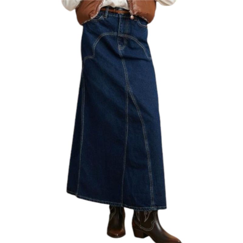 Φούστα Attrattivo Denim Maxi 9919662-BLUE Γυναικείο