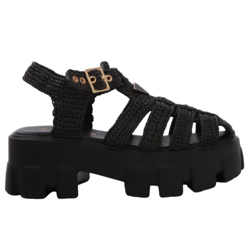 Πέδιλα Attrattivo Με Μεταλλική Λεπτομέρεια 9Y21857-BLACK Γυναικείο