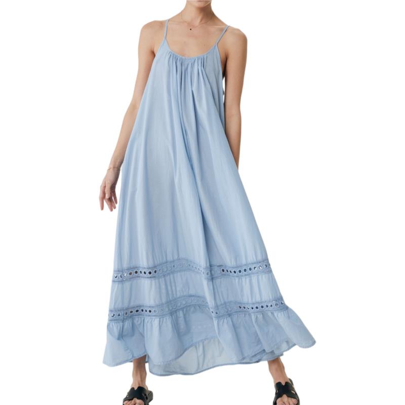 Φόρεμα Mexx Sleeveless Wide Maxi FL0661033W-Baby Blue Γυναικείο