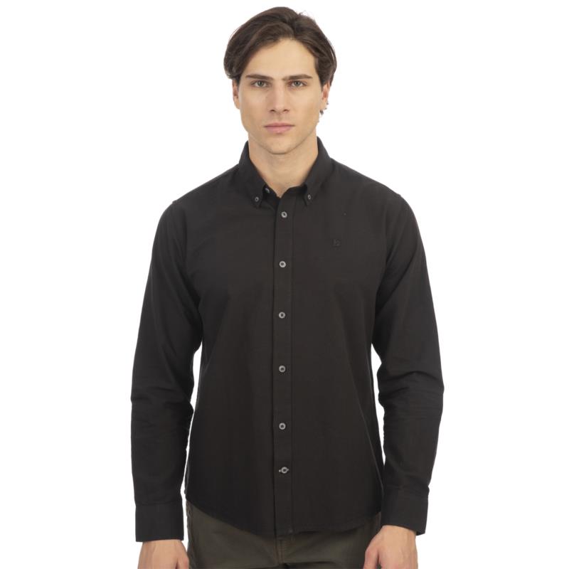 Rebase - SHIRTS 100% COTTON - BLACK