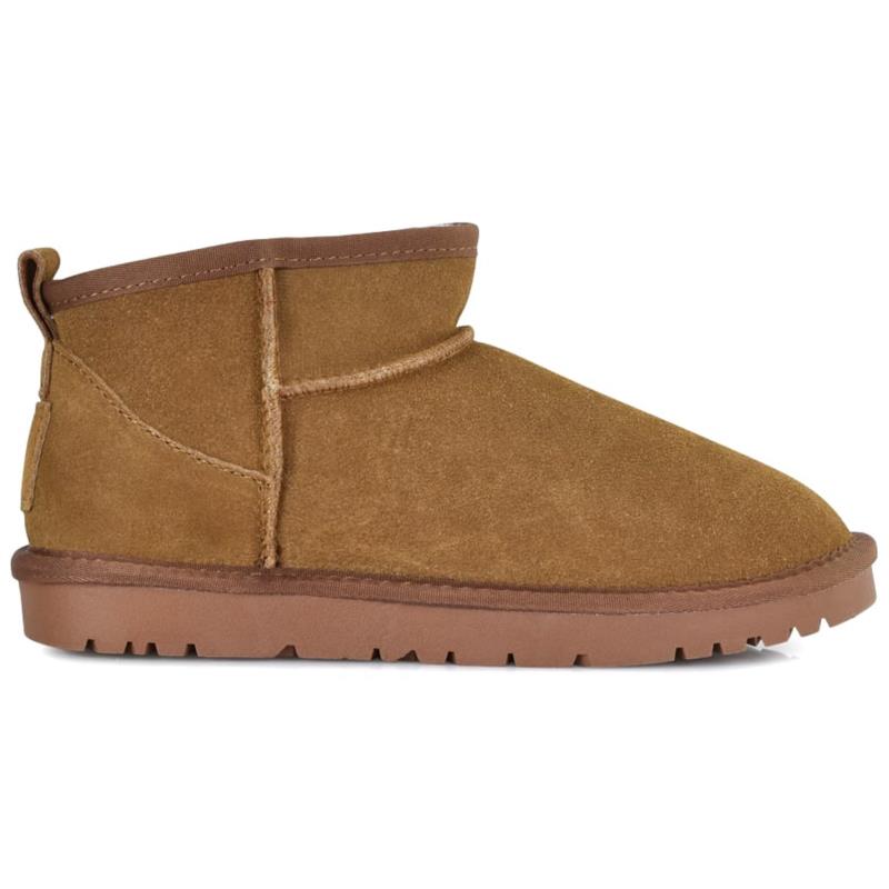 Κάμελ ultra short δερμάτινο Australian Boot Kelara 41201