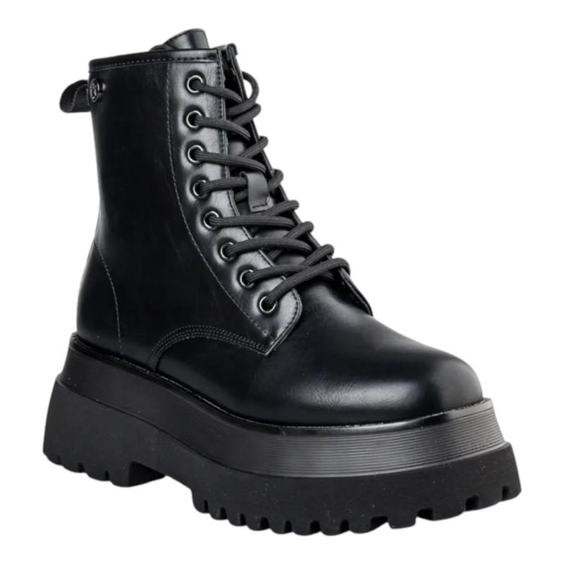 Envie Shoes Γυναικεία Μποτάκια FLATFORM BOOTIES E58-20354-34 Μαύρο