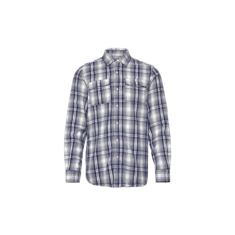 Πουκάμισο με μακριά μανίκια Scotch & Soda FLANNEL CHECK LONGSLEEVE REGULAR FIT SHIRT MEN SCOTCH SODA
