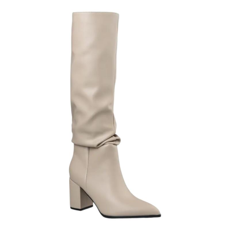 Envie Shoes Γυναικεία Μπότα POINTED KNEE HIGH BOOTS E45-20473-36 Μπέζ