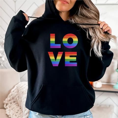 LOVE - Φούτερ Μαύρο S