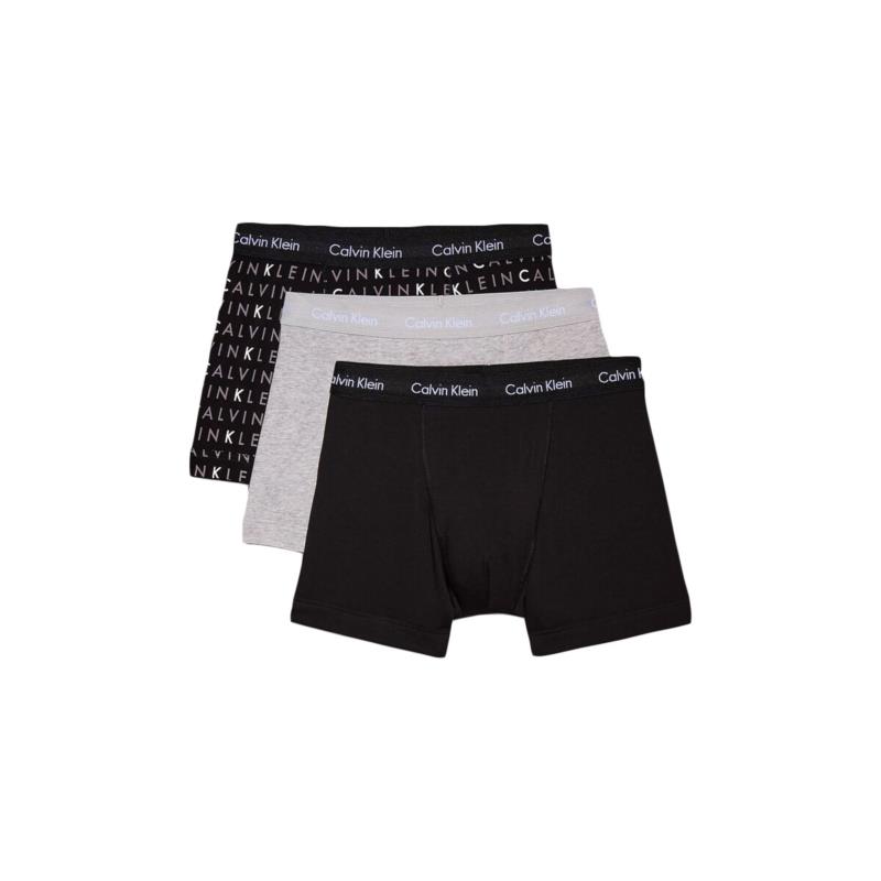 Εσώρουχα και μποξεράκια εγκυμοσύνης Calvin Klein Jeans 3 PACK TRUNK BOXER MEN