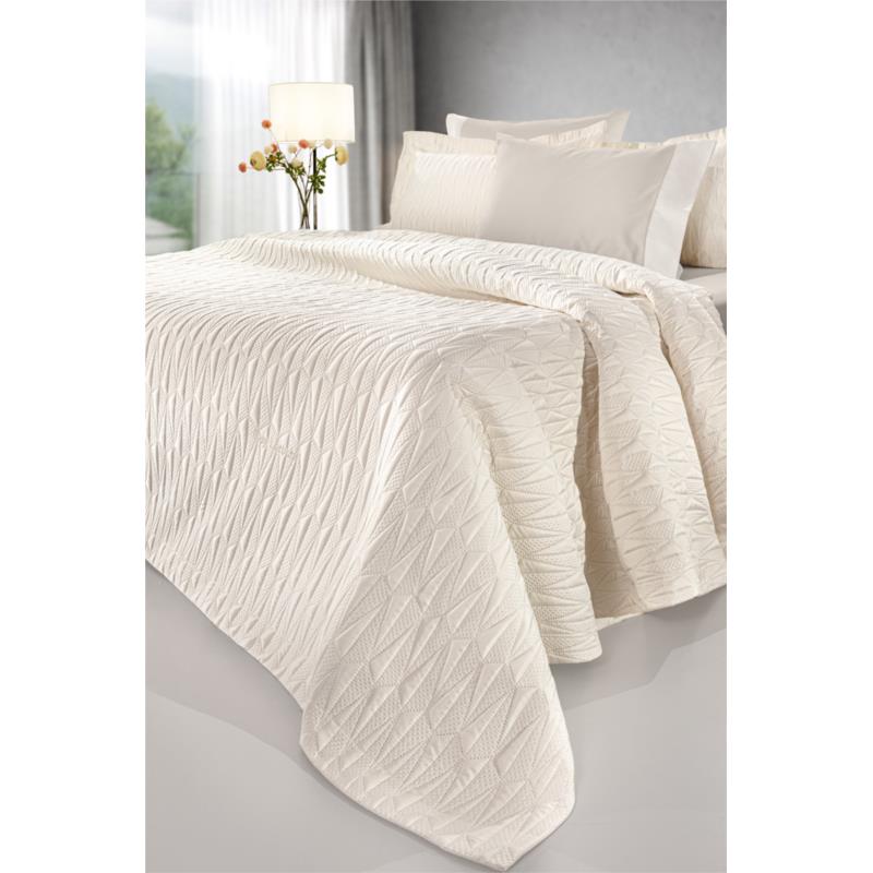 Σετ Κουβερλί Microsatin King Size 240x250εκ. Ruby Ivory Guy Laroche (Χρώμα: Ιβουάρ, Μέγεθος: King Size, Ύφασμα: Microsatin) - Guy Laroche - 5206480667718