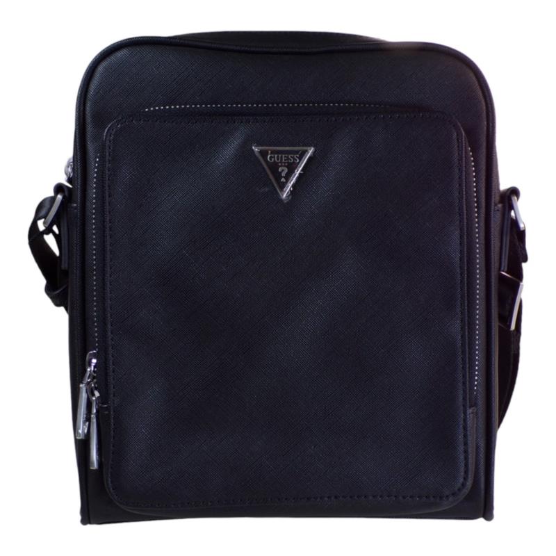 GUESS Τσάντες MILANO XBODY ΑΝΔΡΙΚΕΣ Ώμου-Χιαστί HMMISAP4260-BLK Μαύρο