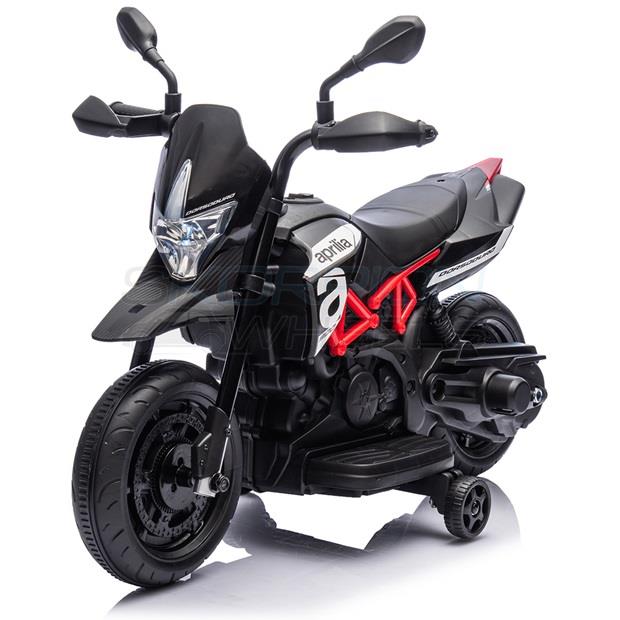 Ηλεκτροκίνητη Μηχανή Aprilia Dorsoduro 900 Original License 6V - Μαύρη | Skorpion Wheels - 5245014