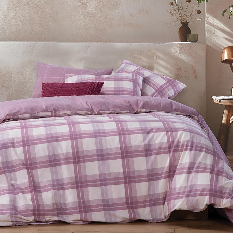 Σεντόνια Φανελένια King Size (Σετ) 270X260 Nef Nef Charlie Rose Χωρίς Λάστιχο (270x260)