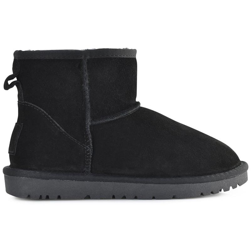 Μαυρο χαμηλό δερμάτινο Australian Boot Kelara 41202