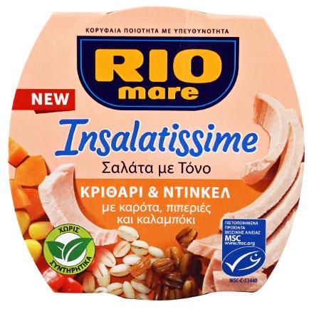 Τονοσαλάτα Insalatissime με Τόνο Κριθάρι & Ντίνκελ RIO mare (160g)