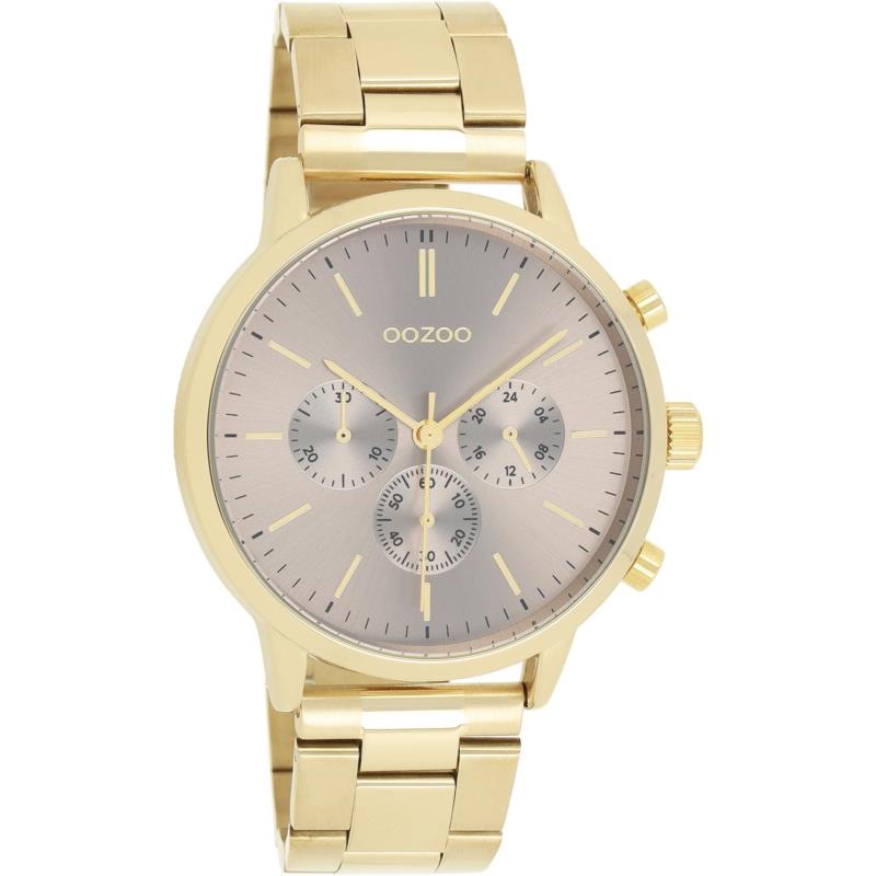 OOZOO Timepieces - C11408, Gold case with Stainless Steel Bracelet