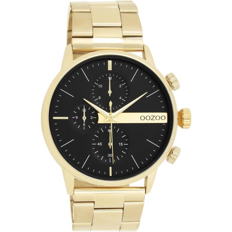 OOZOO Timepieces - C11411, Gold case with Stainless Steel Bracelet