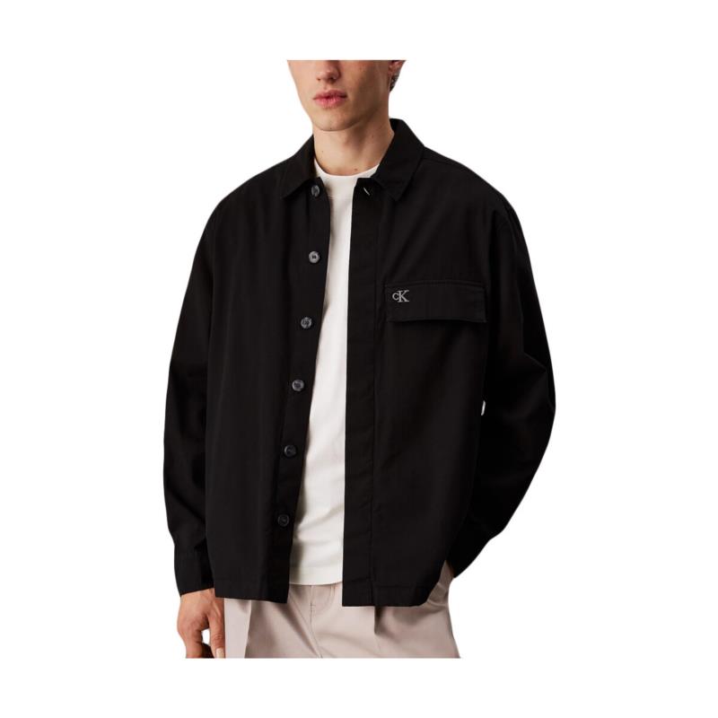 Χοντρό μπουφάν Calvin Klein Jeans CLEAN COTTON OVERSHIRT MEN