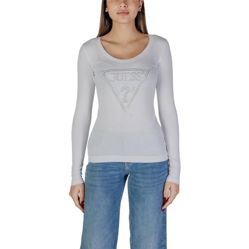 T-shirt με κοντά μανίκια Guess LS CN SHINY TRIANGLE W5RI65 J1314