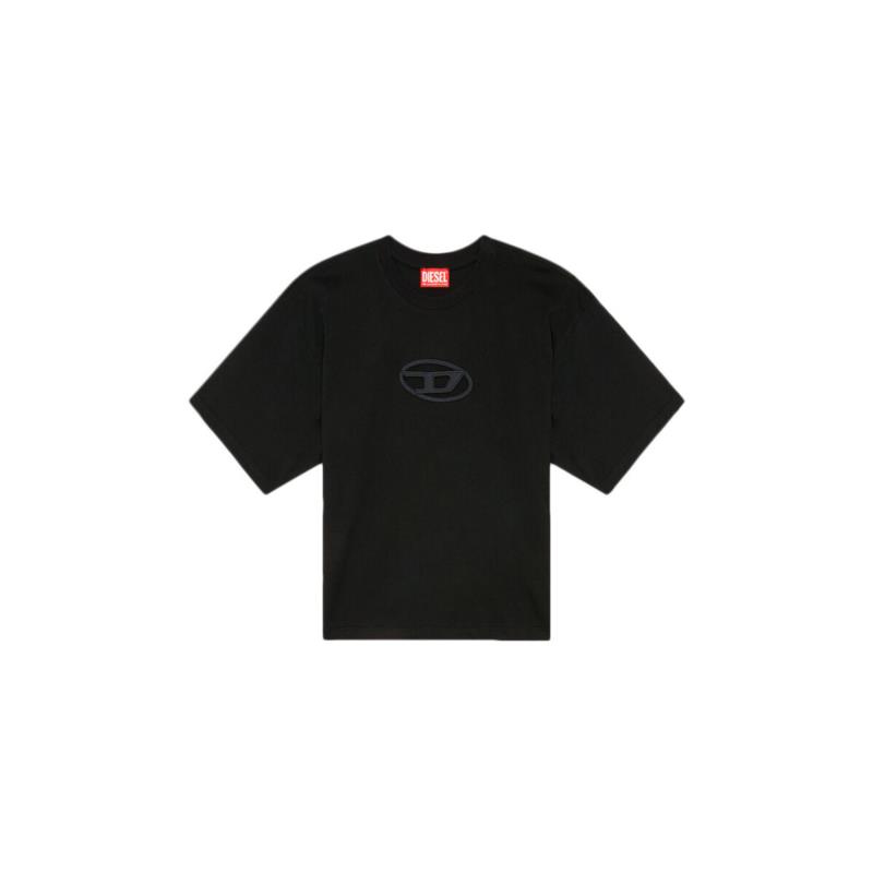 T-shirt με κοντά μανίκια Diesel T-BUXT D LOGO CROP T-SHIRT WOMEN