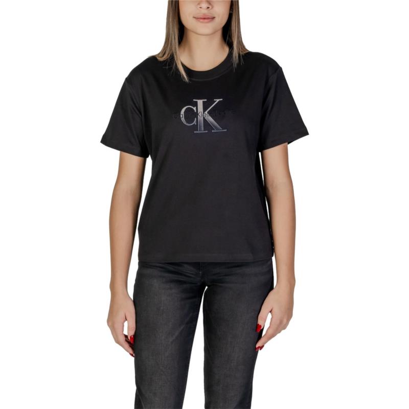 T-shirt με κοντά μανίκια Calvin Klein Jeans EMBROIDERED MONOLOGO J20J224798