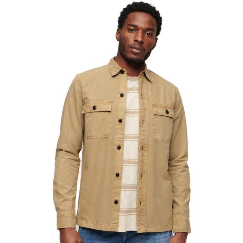 Πουκάμισο με μακριά μανίκια Superdry M4010799A