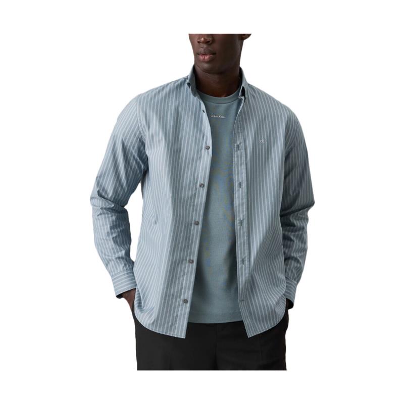 Πουκάμισο με μακριά μανίκια Calvin Klein Jeans OXFORD STRETCH STRIPE SHIRT MEN