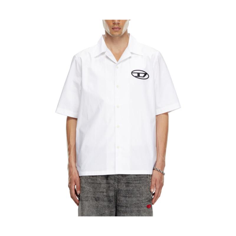 Πουκάμισο με μακριά μανίκια Diesel S-MAC-C EMBROIDERED LOGO SHIRT MEN