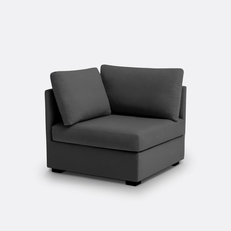 Γωνιακή πολυθρόνα Bultex από βαμβάκι Μ84xΠ84xΥ80cm