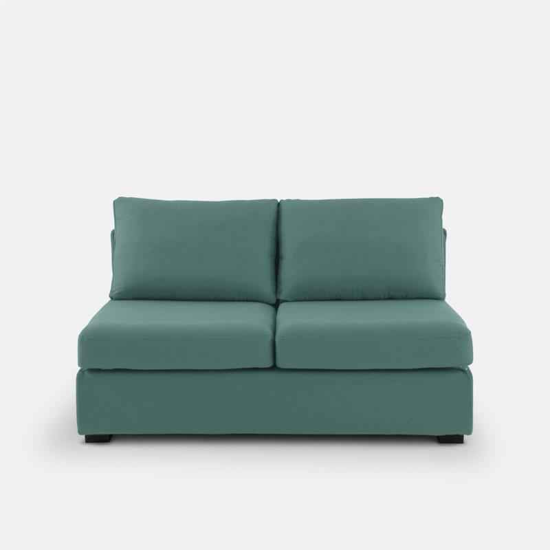 Καναπές με βαμβακερή ταπετσαρία Μ84xΠ136xΥ80cm