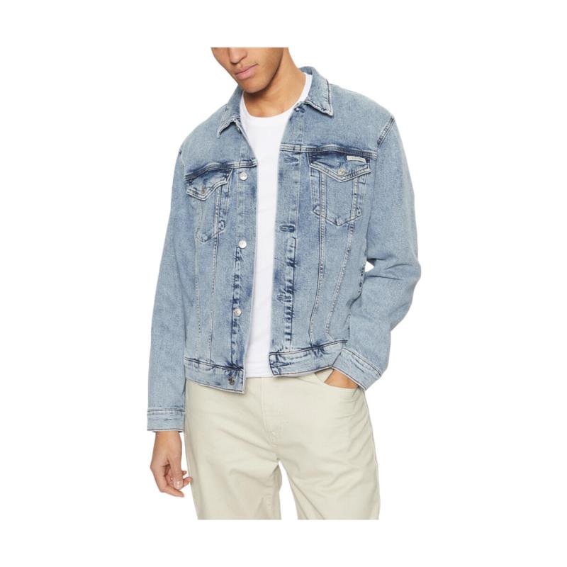 Χοντρό μπουφάν Calvin Klein Jeans DENIM SLIM FIT JACKET MEN