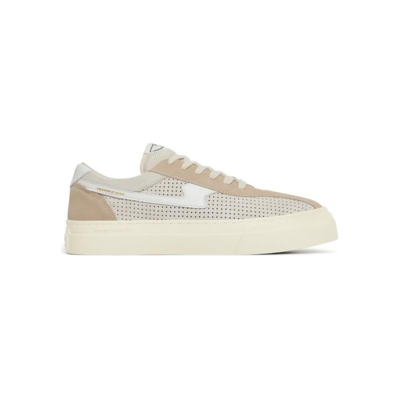 Xαμηλά Sneakers Stepney Workers Club SWC Dellow S-Strike Track Perf Suede Sneakers - Ecru White