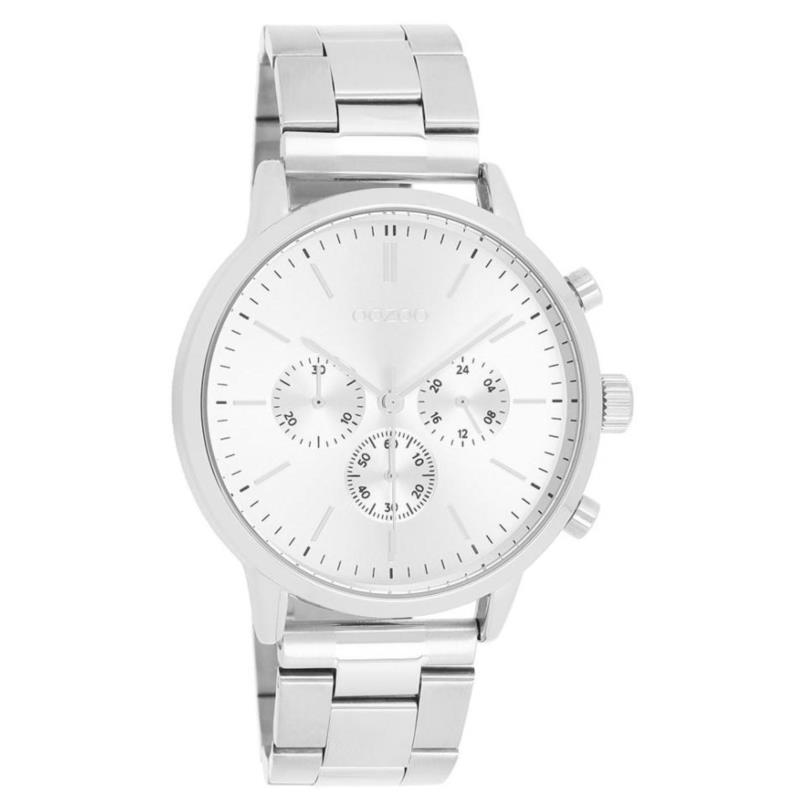 OOZOO Timepieces - C11405, Silver case with Stainless Steel Bracelet