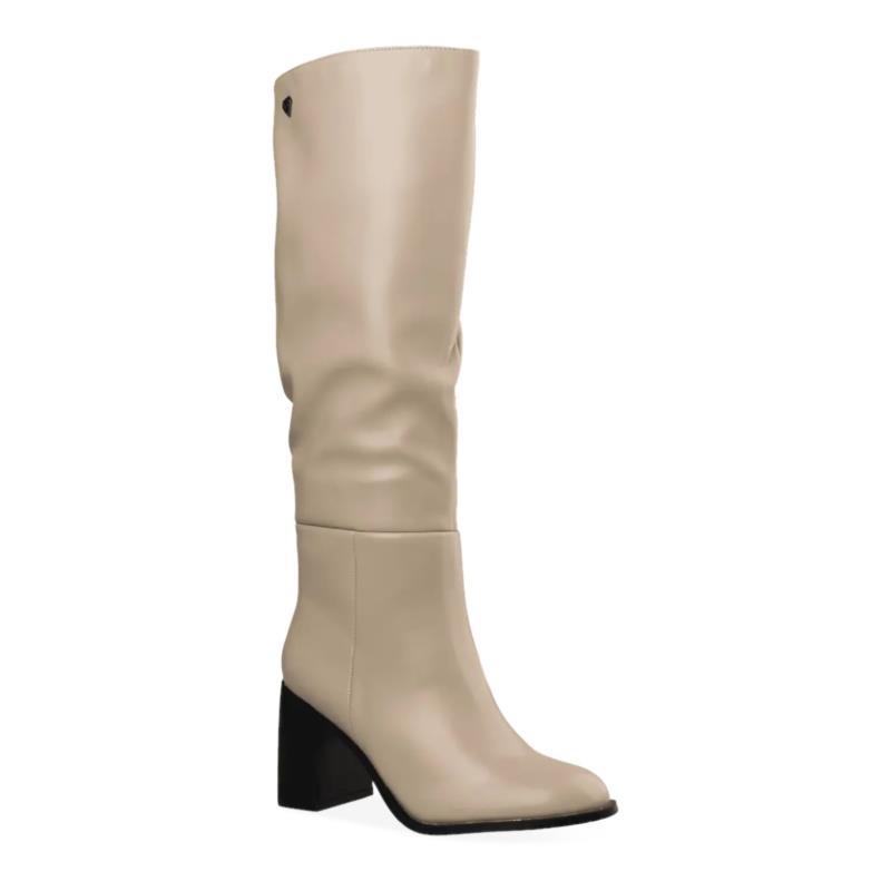 Mairiboo by Envie Shoes Γυναικεία Mπότα M45-20608-36 Μπέζ