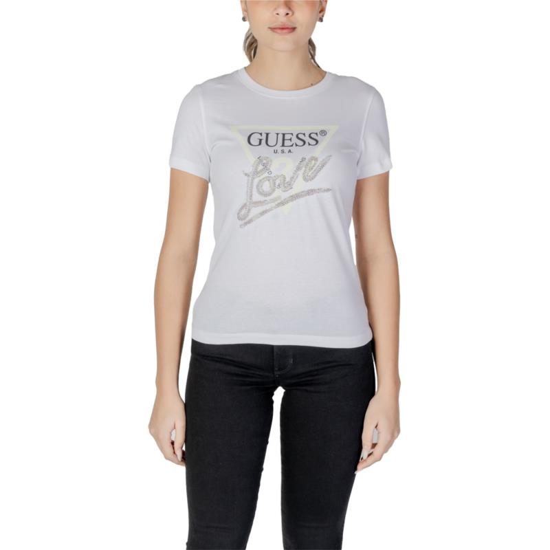 T-shirt με κοντά μανίκια Guess CN SS LOVE TRIANGLE W5GI05 I3Z14