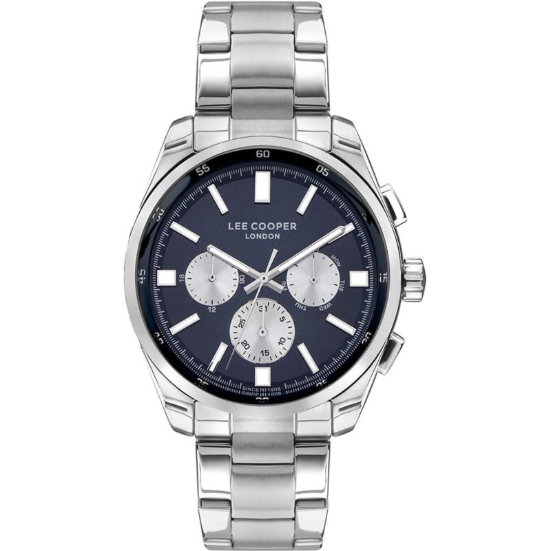 LEE COOPER Men's - LC07513.390-MP, Silver case with Metal Bracelet
