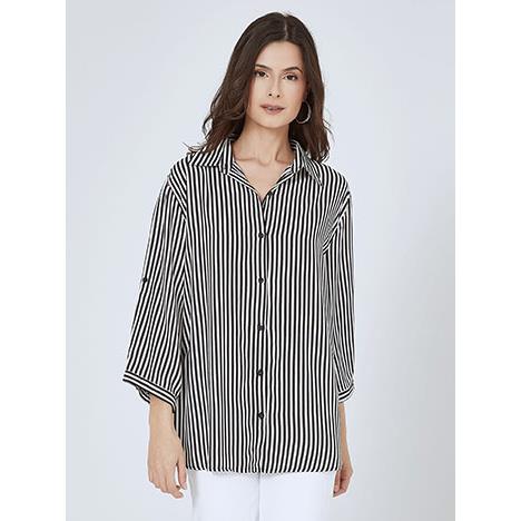 Πουκάμισο ριγέ oversized SN7616.3513+1